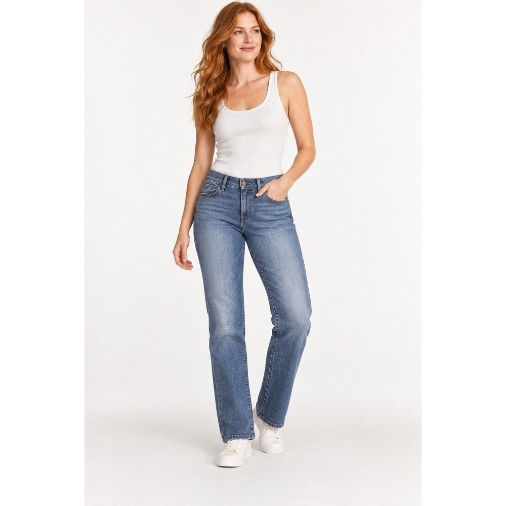 Classic Straight Leg Lucky Brand Sweet Straight Jeans Women’s 12/31 Mid Rise